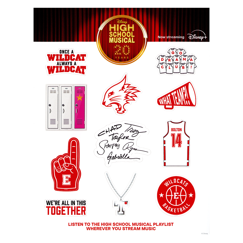 High School Musical Sticker Sheet