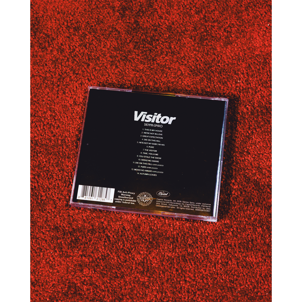 Visitor: Deluxe Unplugged (Exclusive Alt Cover CD) Back