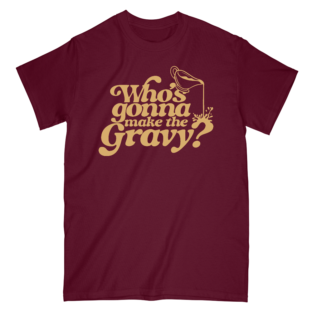 Gravy Burgundy T-Shirt Unisex Front