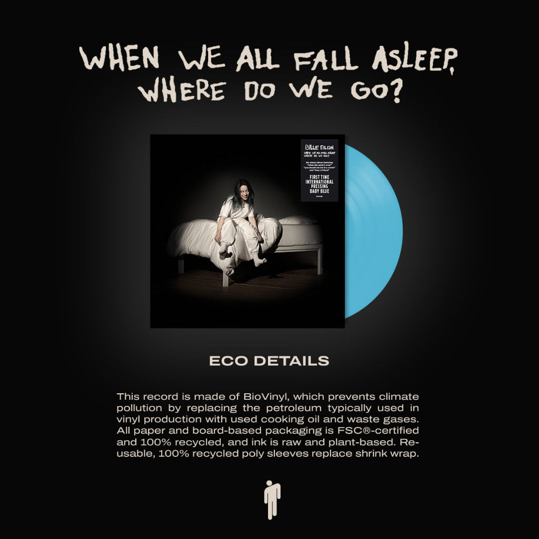 WHEN WE ALL FALL ASLEEP, WHERE DO WE GO? (BABY BLUE LP) eco details