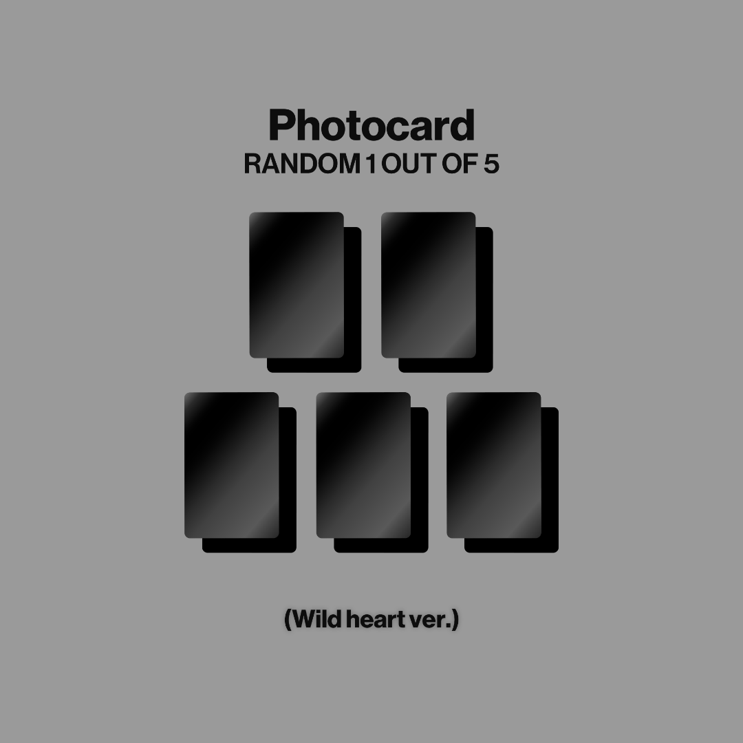 WILD (Wild Heart Version CD) photocards
