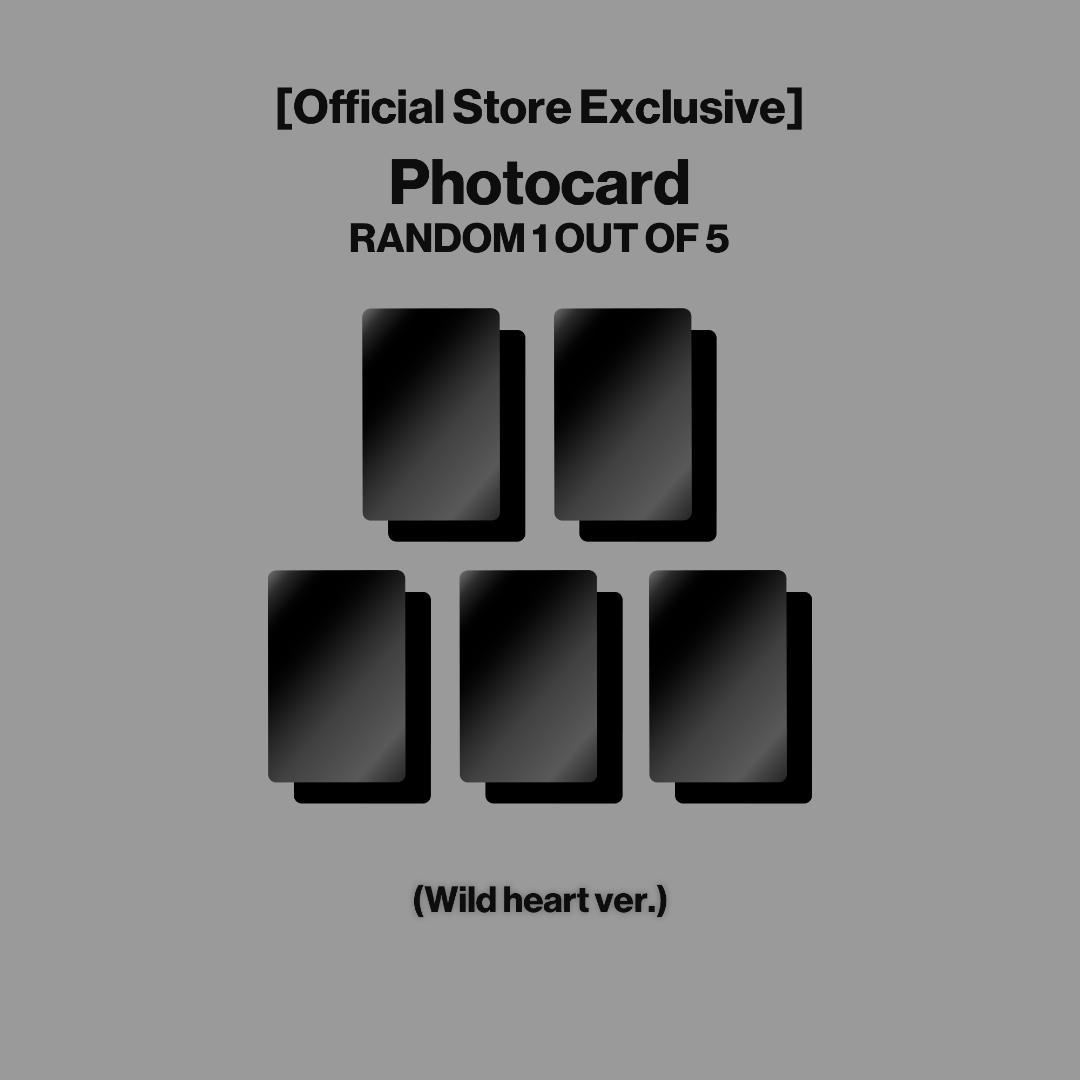 WILD (Wild Heart Version Exclusive CD) photo cards