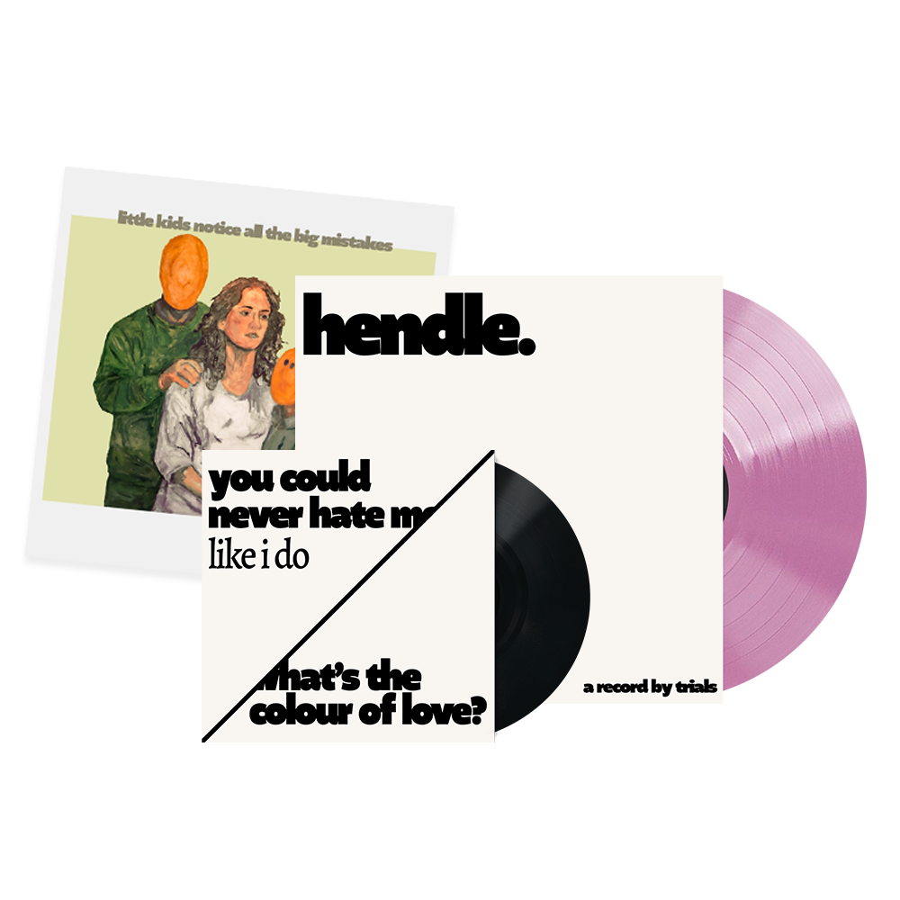 Hendle Violet LP, 7 inch and art card