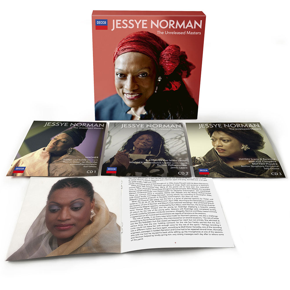 Jessye Norman - The Unreleased Masters (3CD) Exploded Packshot