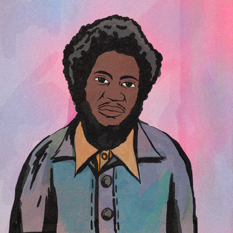 Portrait of Michael Kiwanuka by Stevie Gee