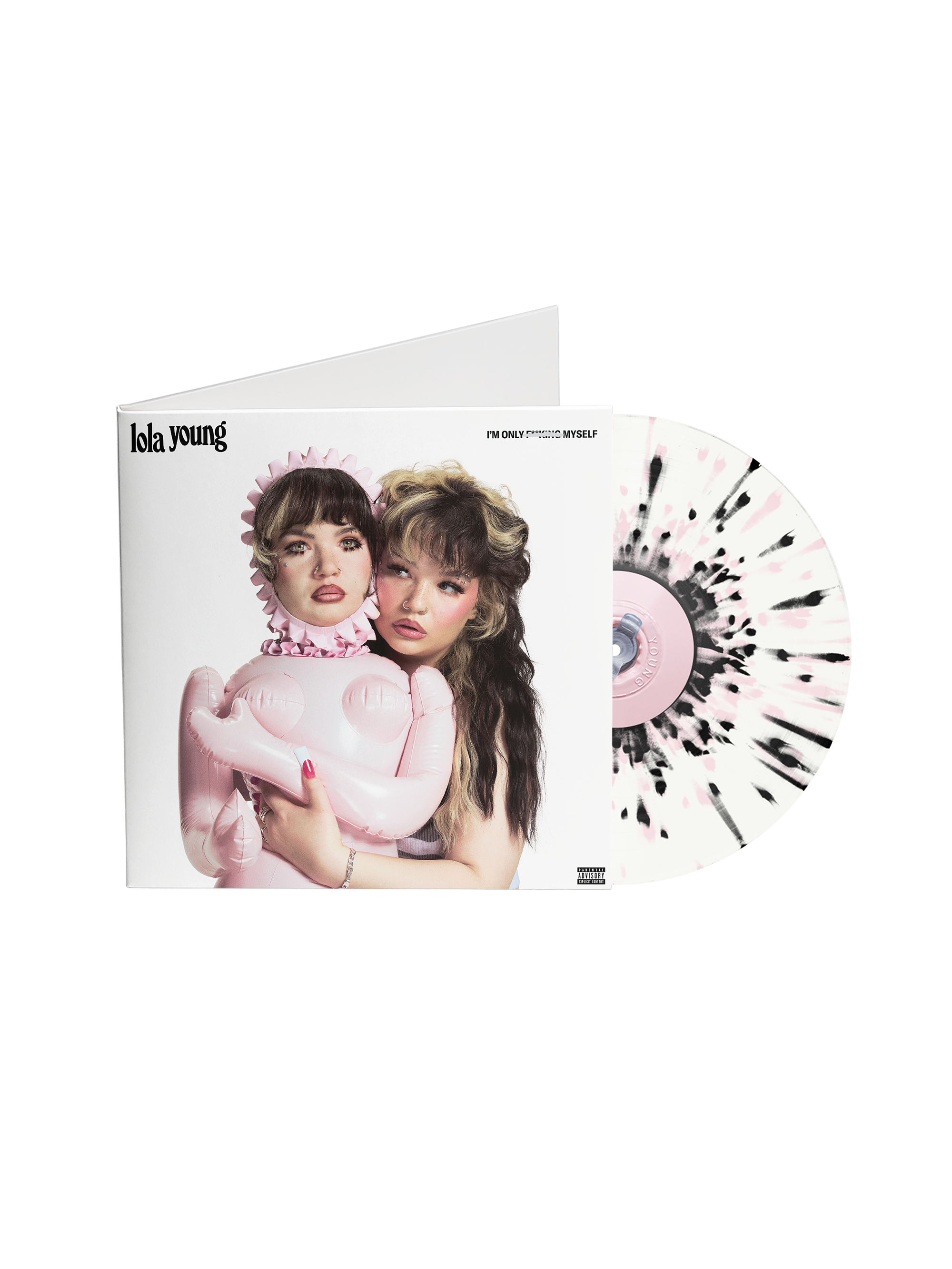Lola Young - I'm Only F**king Myself: Pink & Black Splatter LP [The "blisters" Edition] Packshot