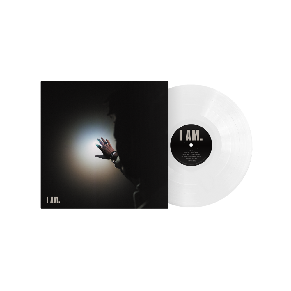 I AM. (Clear LP) Front